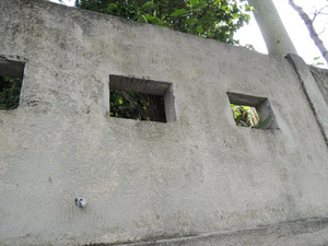 Hualien Harbor Elementary School Wall Remains