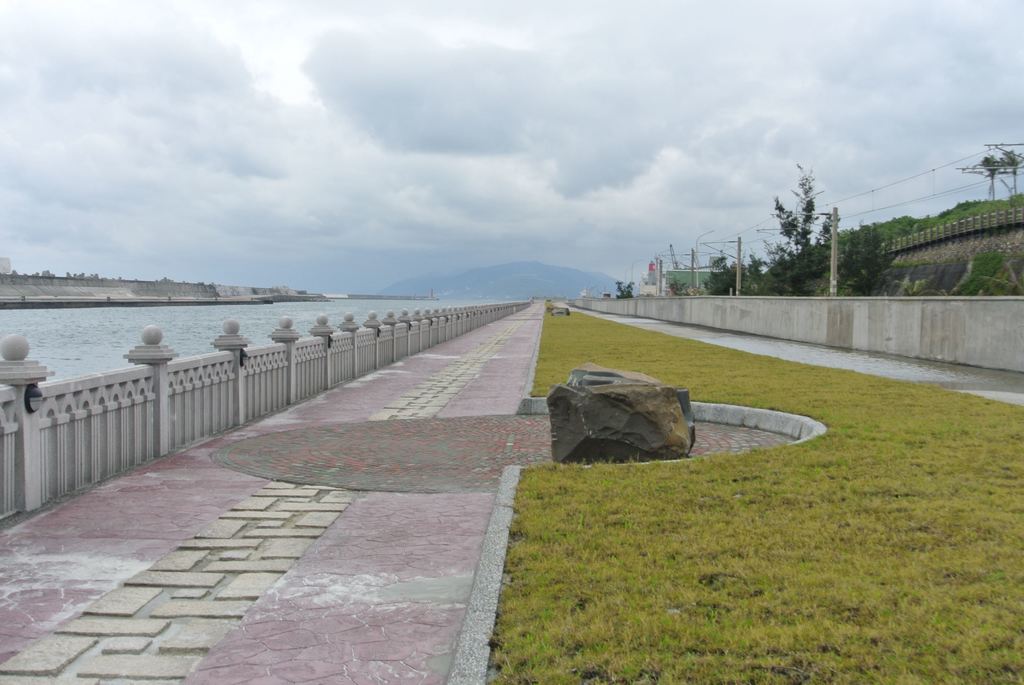 2017花蓮國際石雕藝術季戶外創作營場地─花蓮港1號碼頭親水遊憩區