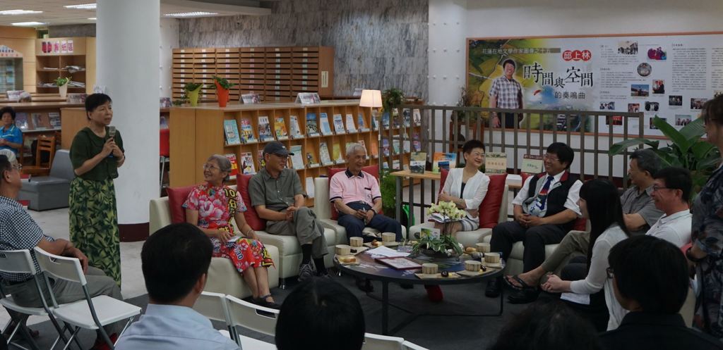 文化局圖書館展出 花蓮在地文學作家圖像展系列－「邱上林-時間與空間的奏鳴曲」新聞稿