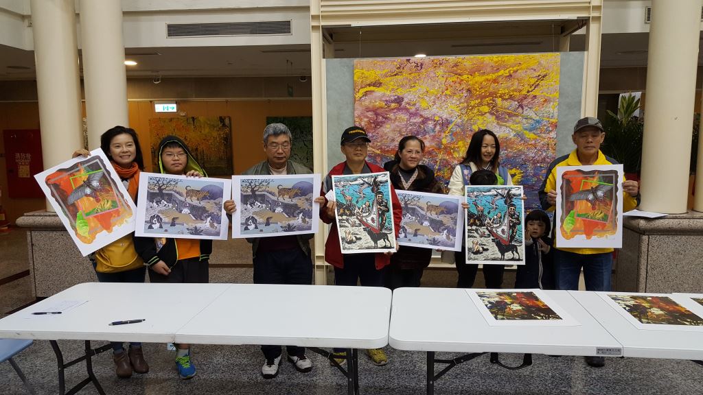 「旺福迎春-狗年年畫特展」版印年畫，數量有限，索完為止！
