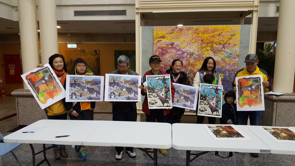 「旺福迎春-狗年年畫特展」版印年畫，數量有限，索完為止！
