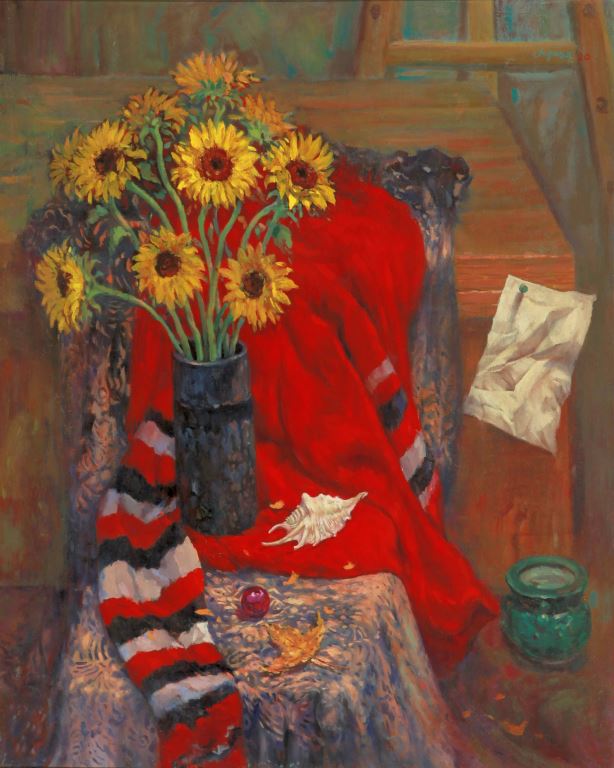 紅布與黃花